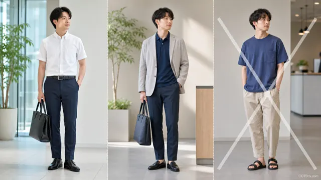 新入社員のクールビズで半袖シャツに切り替える安全ラインをまとめた画像